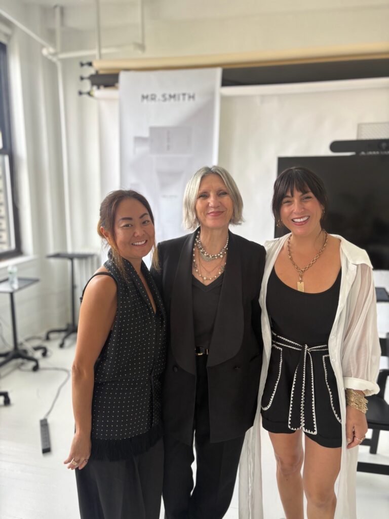 Luxe Lather Lounge with Freda Rossidis, Creative Director of Mr. Smith, during our New York master class.